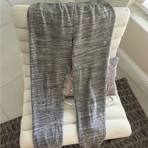 Women’s PINK Light Gray Jogger Sweatpants, size small
